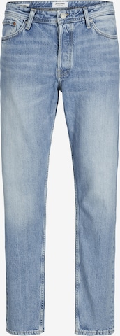 Jean 'JJIChris JJOrignial' Jack & Jones Plus en bleu : devant