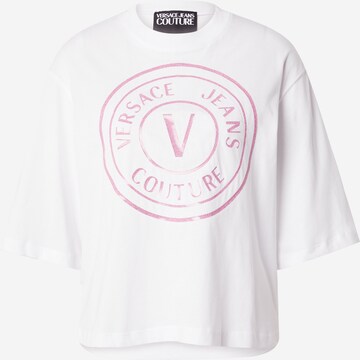 T-shirt Versace Jeans Couture en blanc : devant