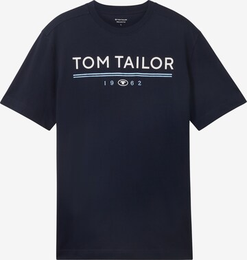 TOM TAILOR Shirt in Blauw: voorkant