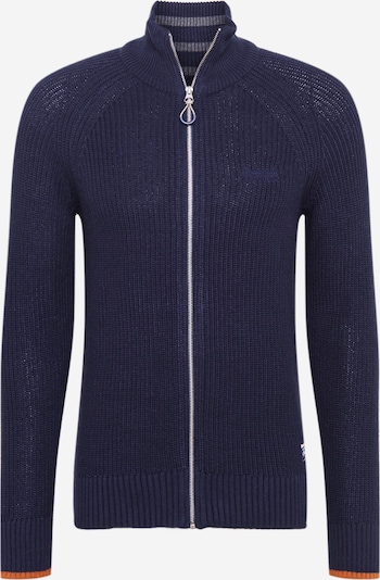 JACK & JONES Strickjacke in dunkelblau, Produktansicht