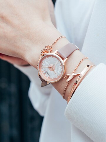 Orologio analogico 'Daisy' di Victoria Hyde in rosa