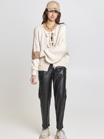 Lilavie Strickjacke ' Miaa ' in Beige