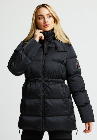 Zavetti Canada Winterparka 'Virna 2.0' in Zwart: voorkant