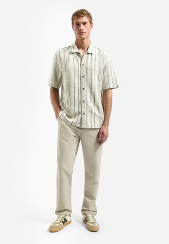 No Excess Regular Fit Hemd in Beige