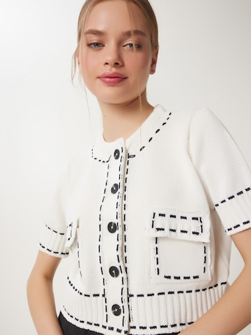 Happiness İstanbul Strickjacke in Beige