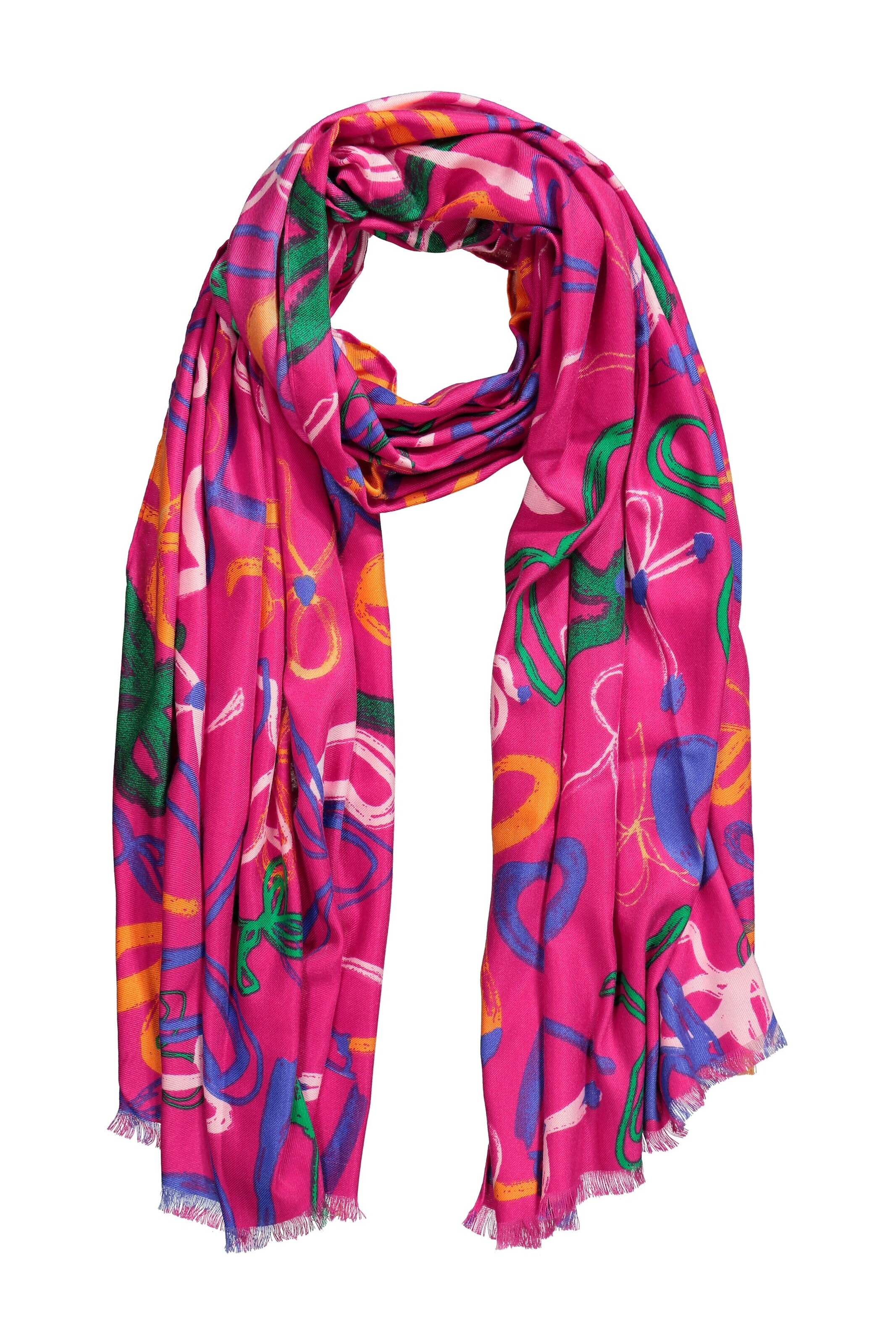 JP1880 Sjaal in Lila: voorkant