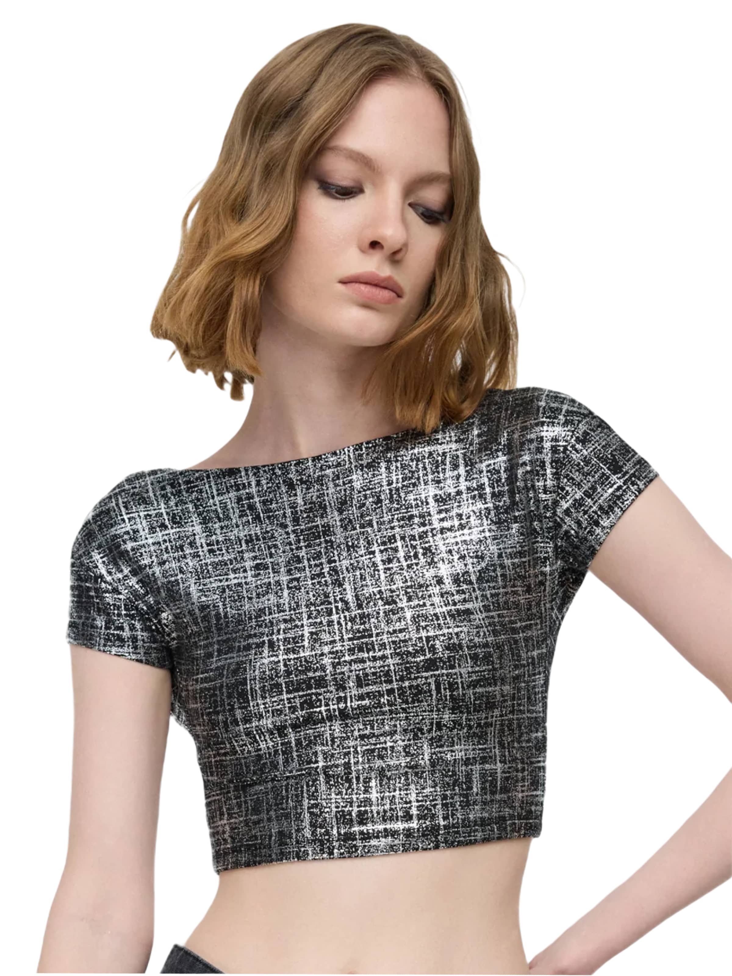 No Matter What Top in Zwart: voorkant