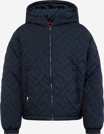 TOMMY HILFIGER Tussenjas in Blauw: voorkant