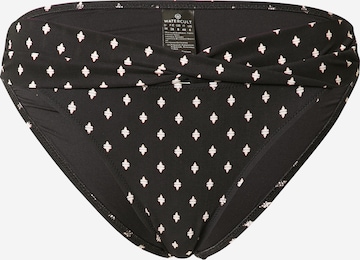 Slip bikini di watercult in nero: frontale