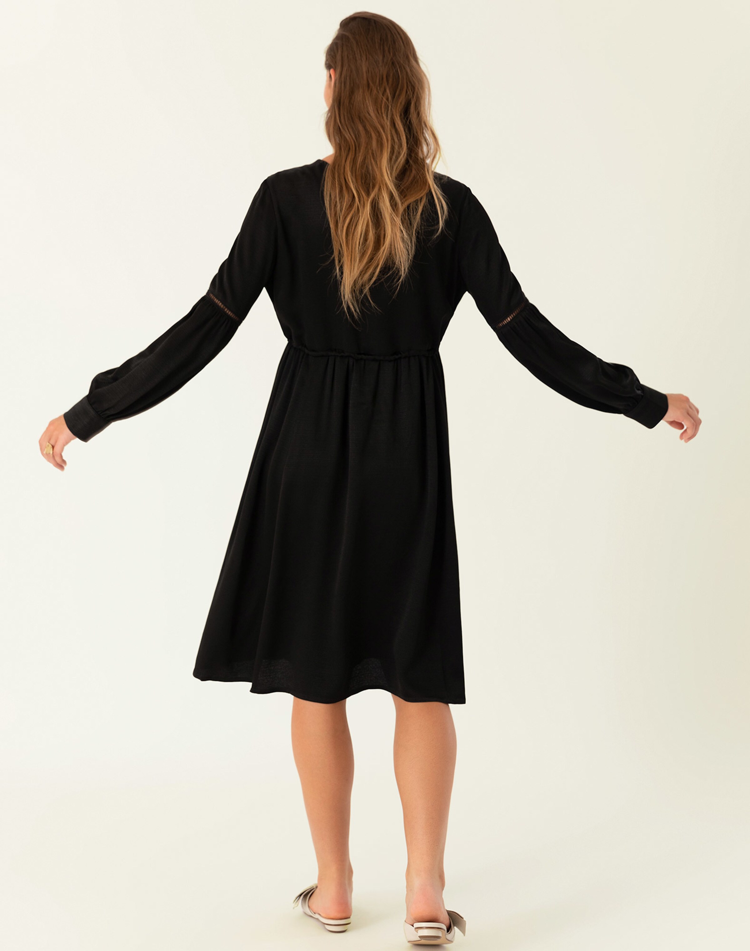 Femme Robe-chemise IVY & OAK en Noir 