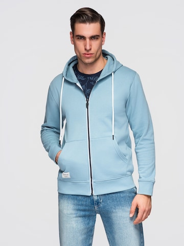 Ombre Sweatshirt 'OM-SSBZ-0272' in Blauw: voorkant