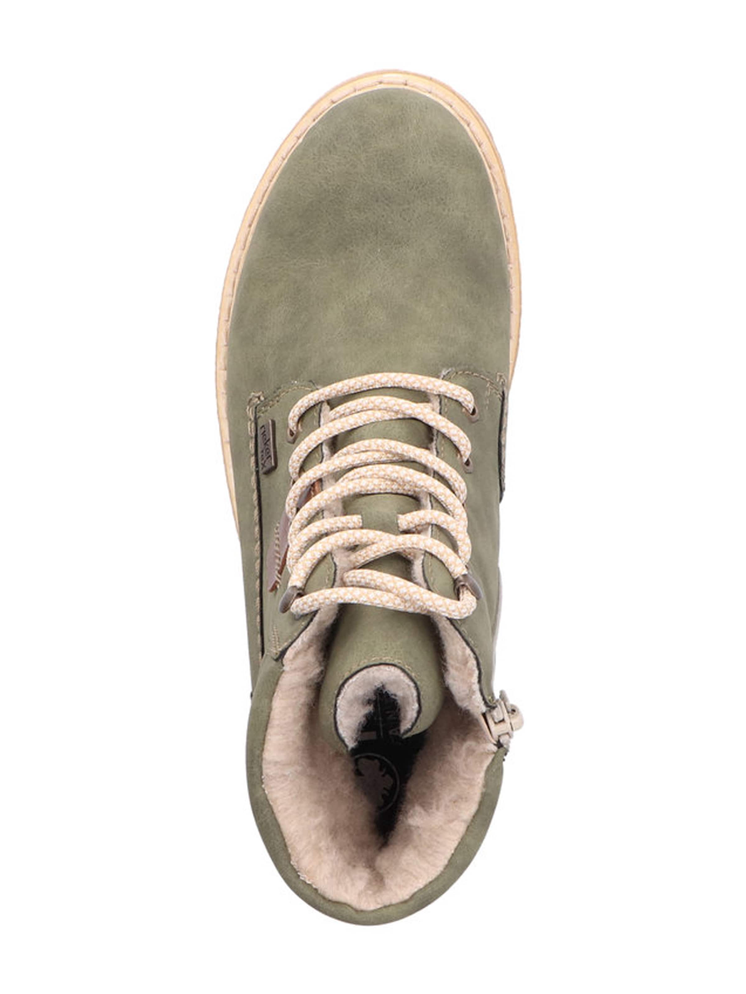 Rieker Ботинки на шнуровке в Зеленый