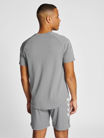 T-Shirt fonctionnel 'Topaz' Hummel en gris