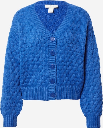 Monki Gebreid vest in Blauw: voorkant