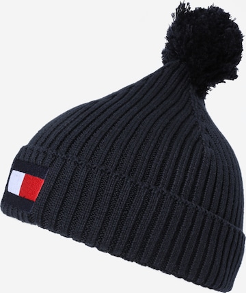 TOMMY HILFIGER Beanie in Blue: front