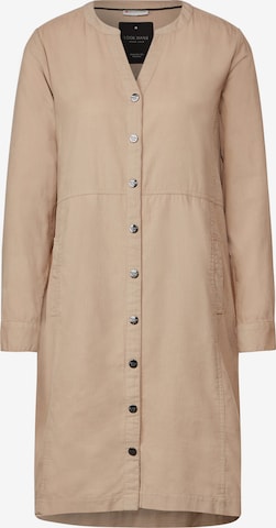 STREET ONE Blousejurk in Beige: voorkant