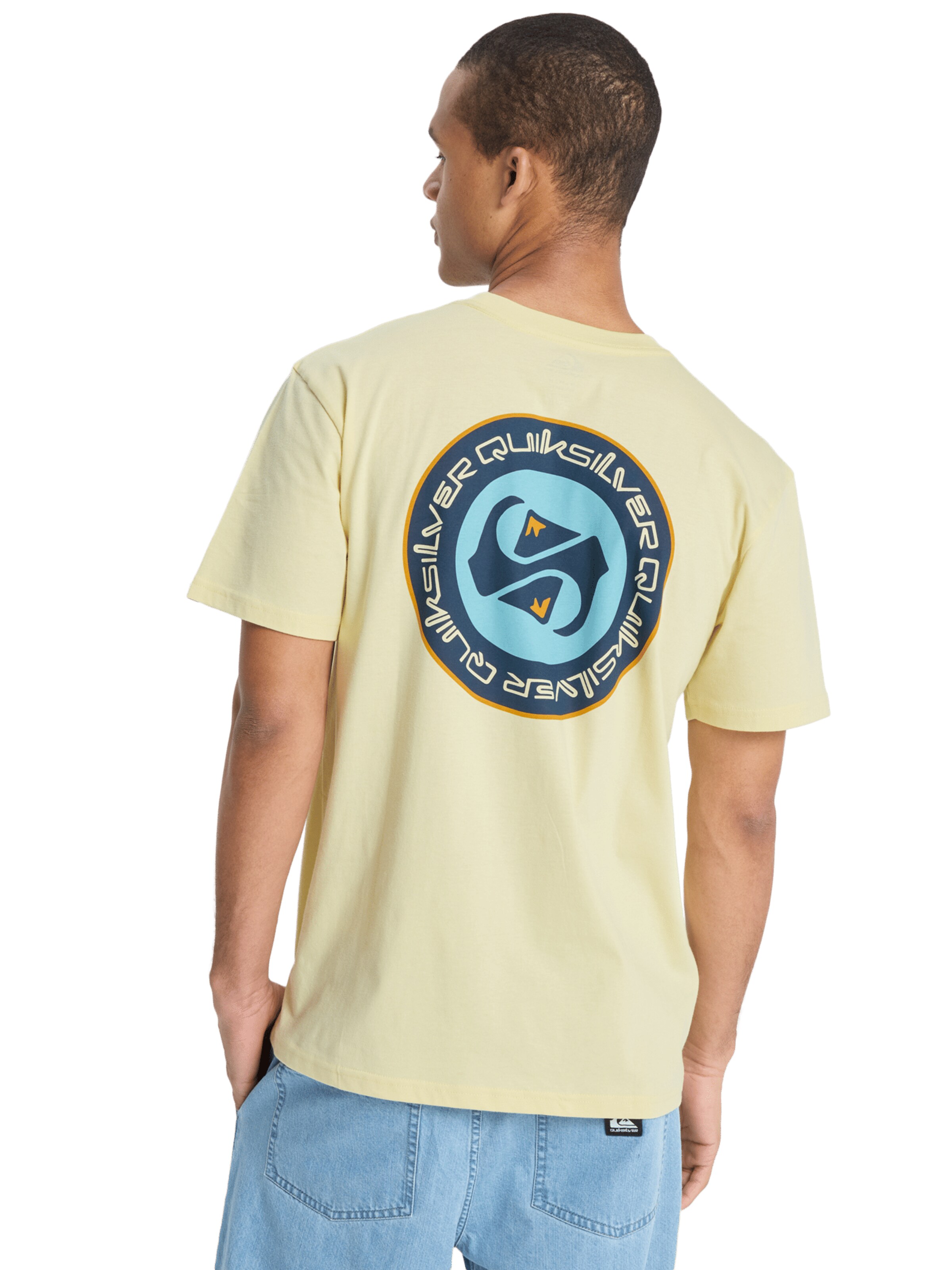 QUIKSILVER Shirt 'EV Duality' in Yellow: front