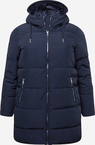 Manteau d’hiver 'Dolly' ONLY Carmakoma en bleu : devant