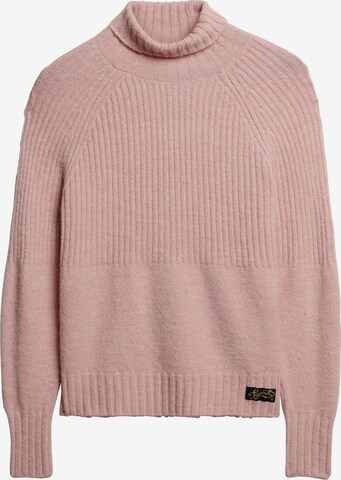 Superdry Sweater in Pink: front