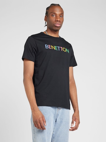 Tricou de la UNITED COLORS OF BENETTON pe negru: față