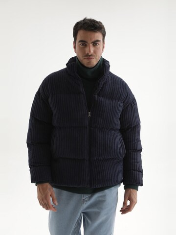 Giacca invernale di Antioch in blu: frontale