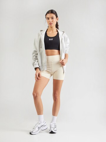 Skinny Pantalon de sport EA7 Emporio Armani en gris