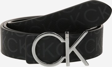 Ceinture Calvin Klein en noir : devant