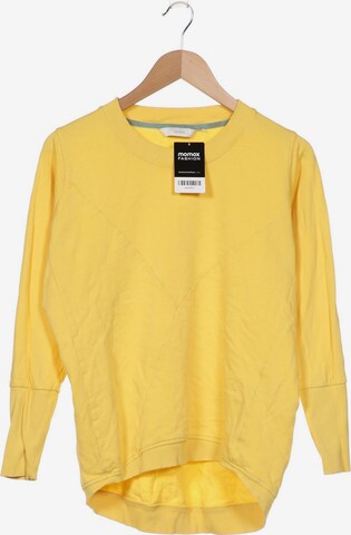 NÜMPH Sweatshirt & Zip-Up Hoodie in XS in Yellow: front