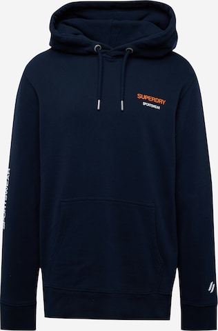 Superdry Sweatshirt 'Locker' in Blauw: voorkant