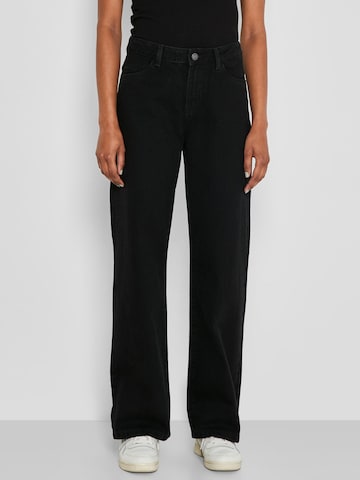 Noisy may Wide leg Jeans 'Amanda' in Black: front