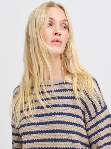 b.young - Jersey ' BYMIKALA VAFFFEL JUMPER' en beige