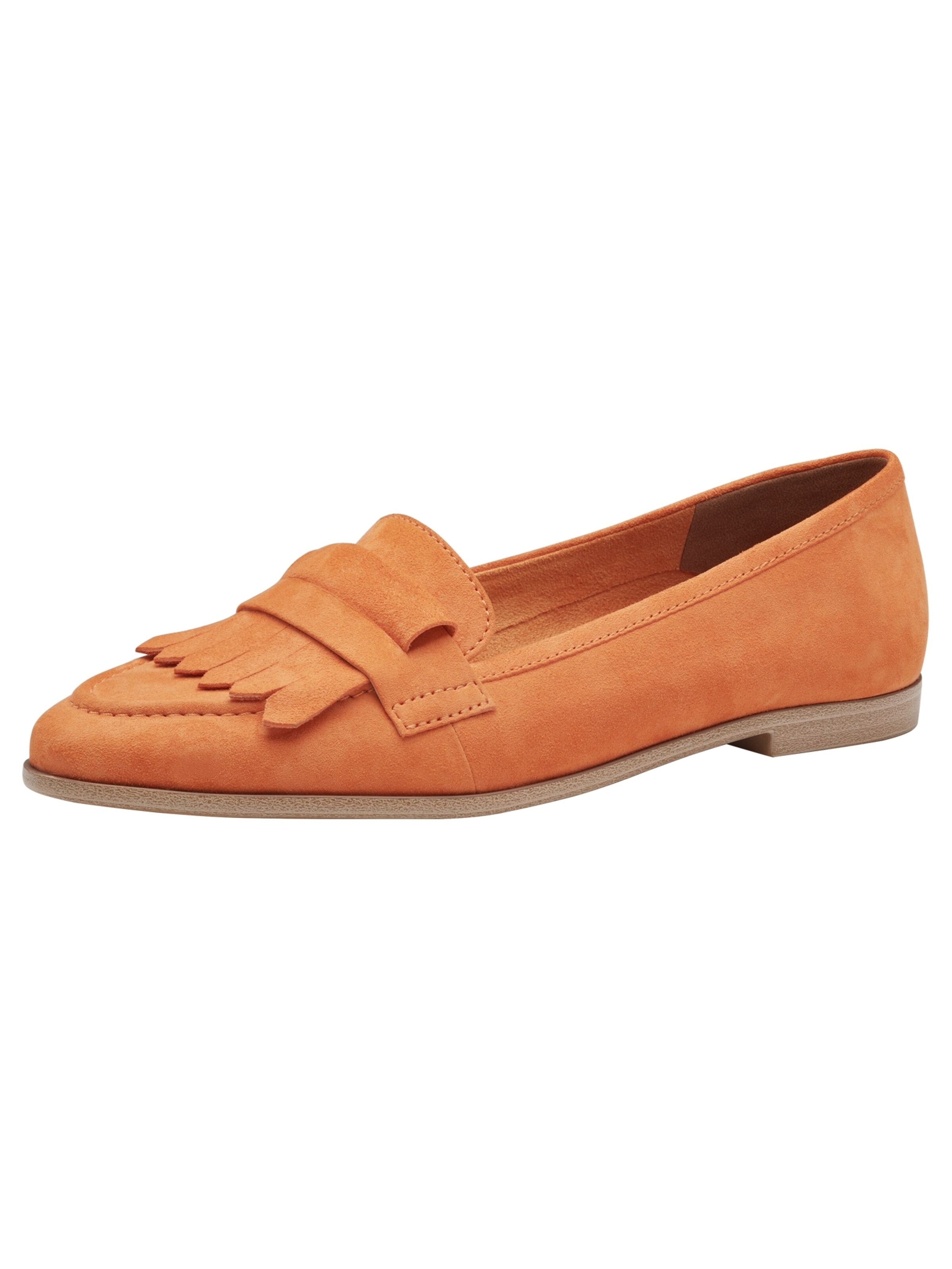 Tamaris Classic Flats in Orange: front