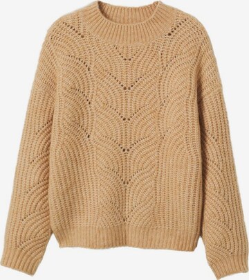 Pullover 'Radio' di MANGO in beige: frontale