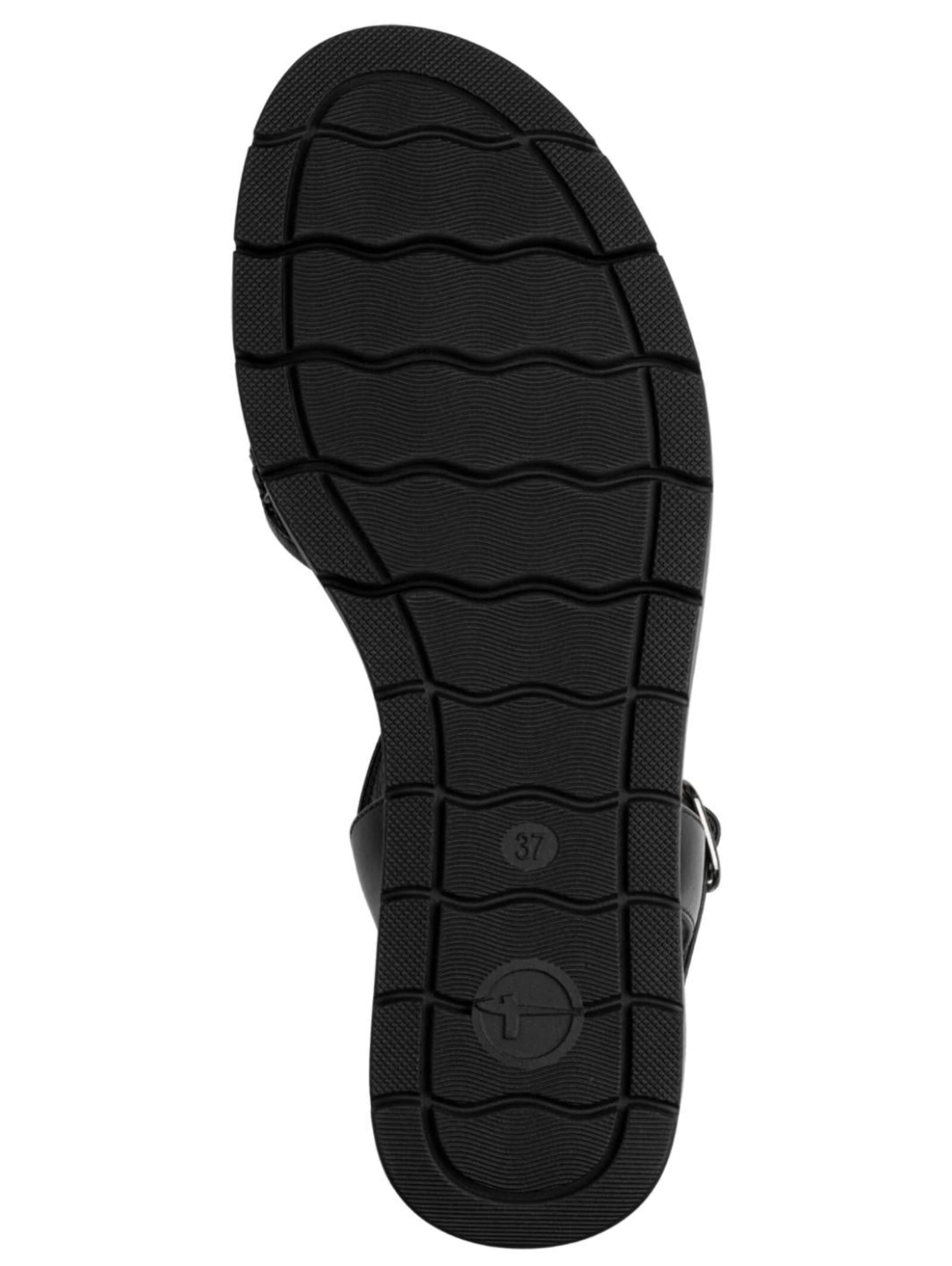 Sandalo di Tamaris in nero