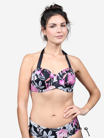 Bandeau Hauts de bikini 'Monaco' SugarShape en mélange de couleurs : devant