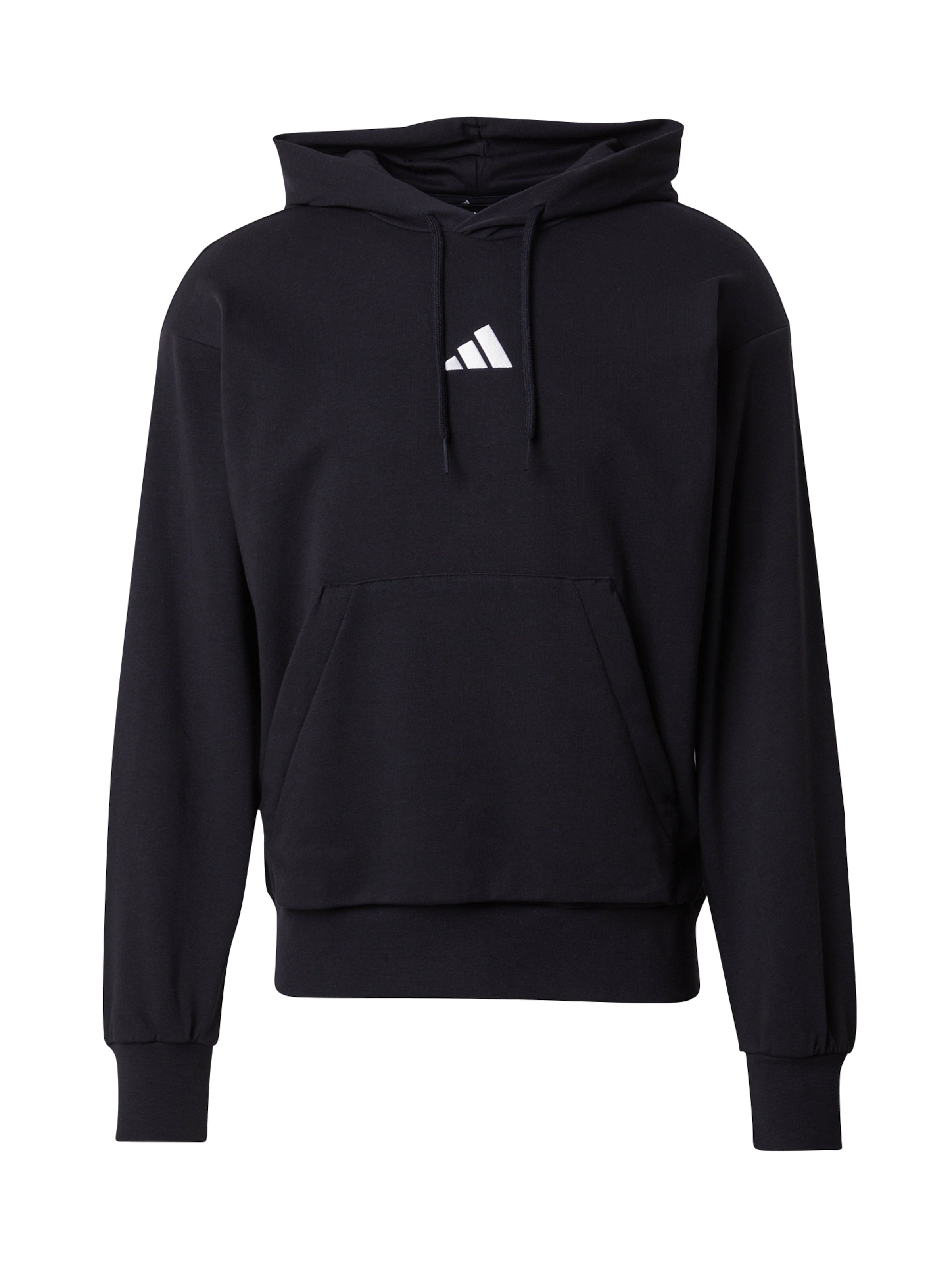 Felpa sportiva 'Essentials Feelcozy' di ADIDAS SPORTSWEAR in nero: frontale