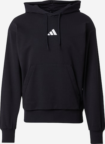 ADIDAS SPORTSWEARSportska sweater majica 'Essentials Feelcozy' - crna boja: prednji dio