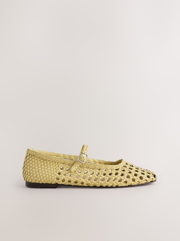 Ballerines à lanières 'Forever Comfort' Next en jaune