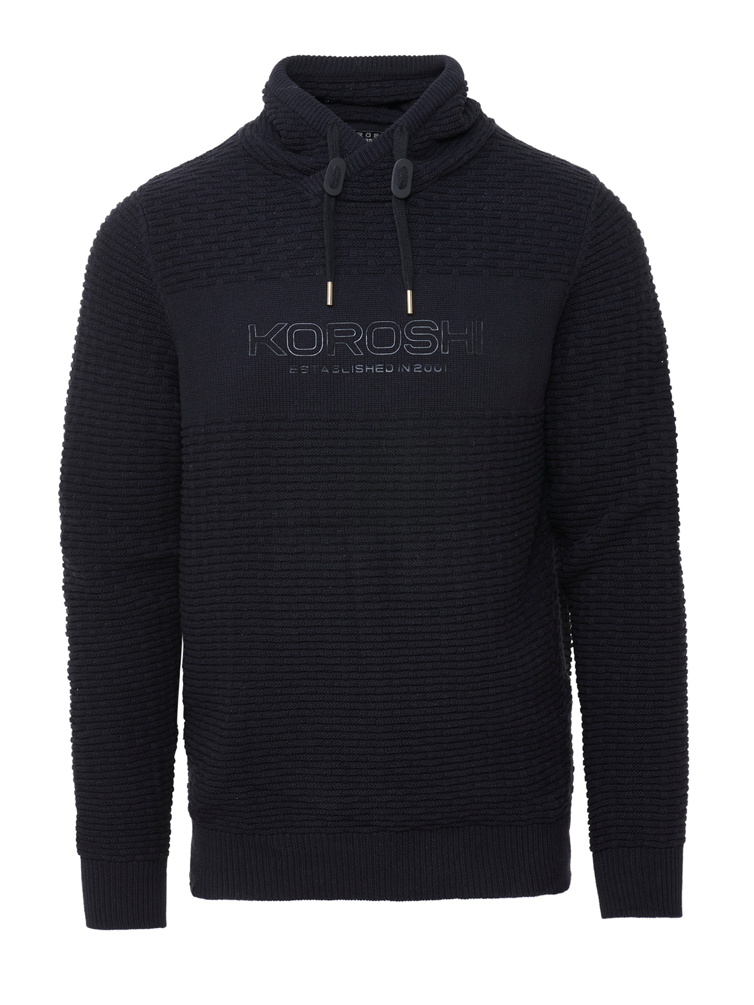 Pullover di KOROSHI in blu: frontale