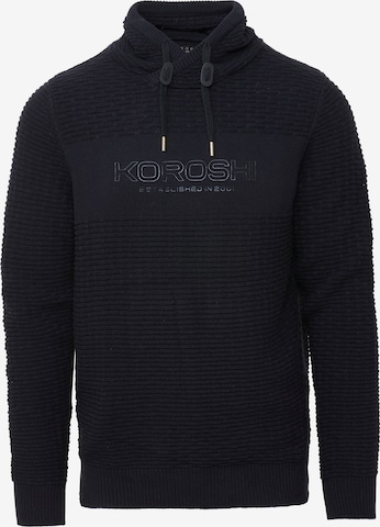 KOROSHI Neulepaita värissä sininen: etupuoli