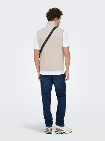 Only & Sons Bodywarmer in Grijs