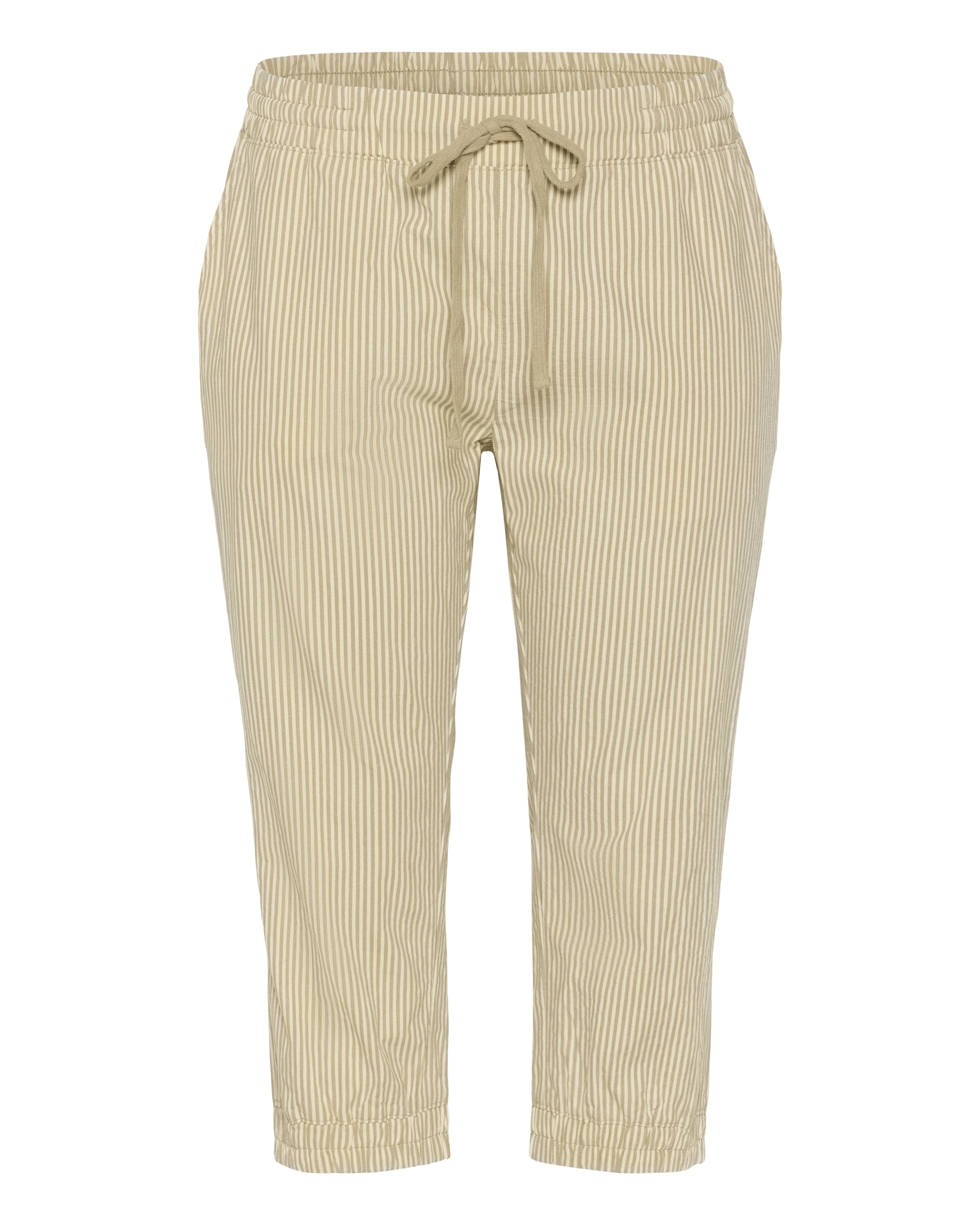 KAFFE CURVE Tapered Broek &#x27;KCNana&#x27; in Beige: voorkant