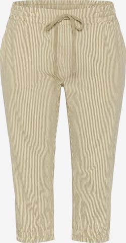 smėlio KAFFE CURVE Siaurėjantis Kelnės 'KCNana': priekis