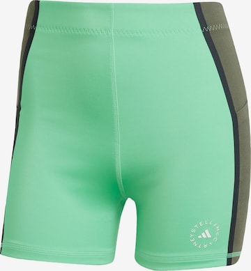 žalia ADIDAS BY STELLA MCCARTNEY Siauras Sportinės kelnės 'Short': priekis
