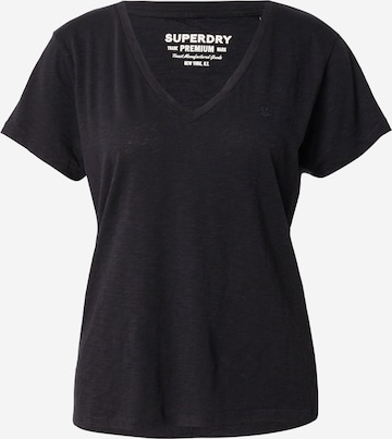 Superdry Футболка 'Studios' в Черный: спереди