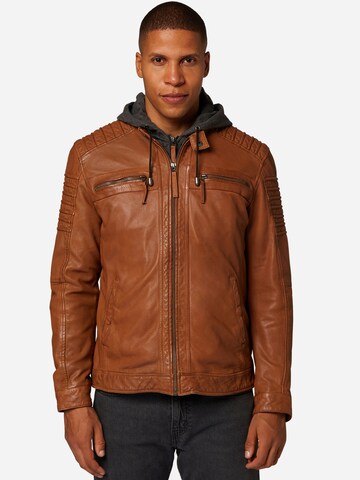 Veste mi-saison '12815' RICANO en marron : devant