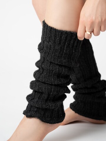 HomeOfSocks Leg Warmers 'S-208' in Grey