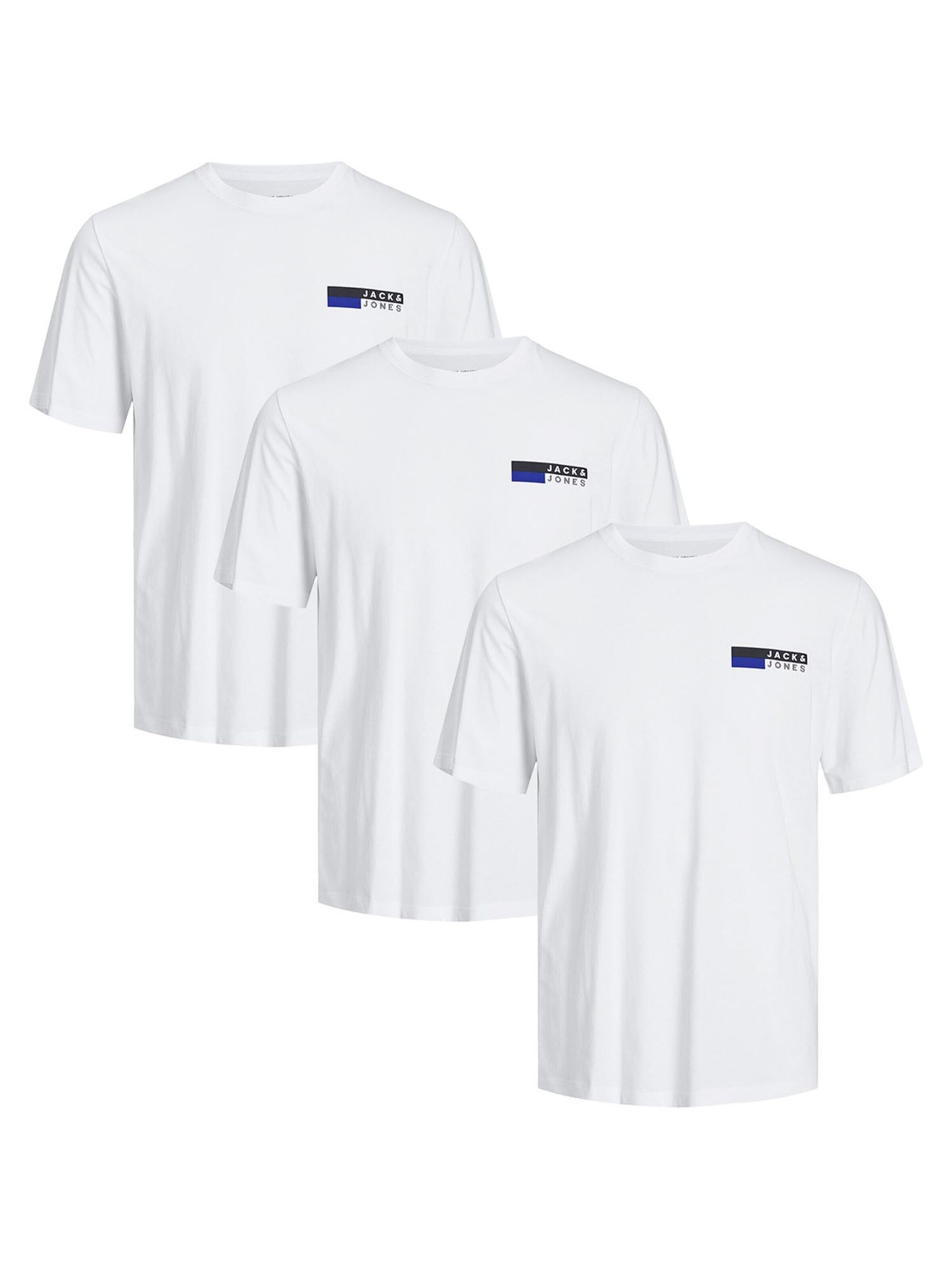 JACK & JONES Shirt 'Corp'‌‌‌‌‌‌‌‌‌ in Weiß: Vorderseite