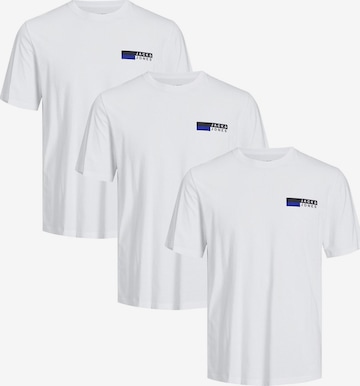 JACK & JONES Shirt 'Corp' in Weiß: Vorderseite