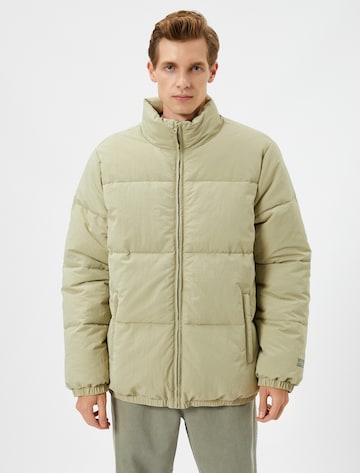Koton Winter Jacket in Green: front